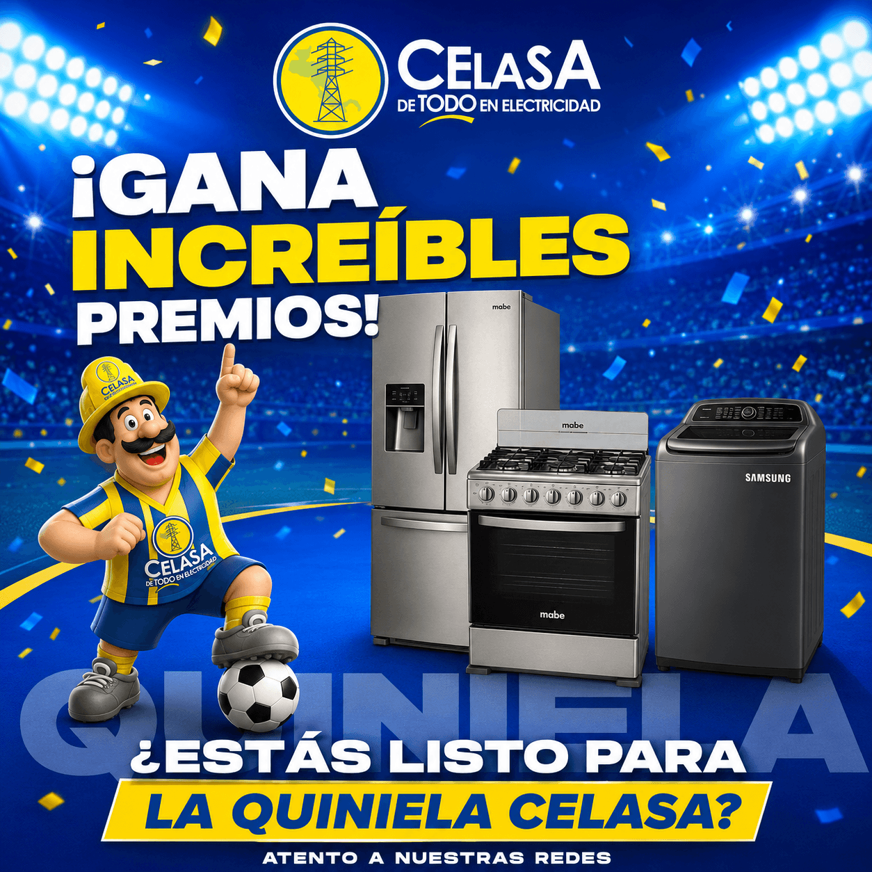 Gana increíbles premios con la Quiniela CELASA